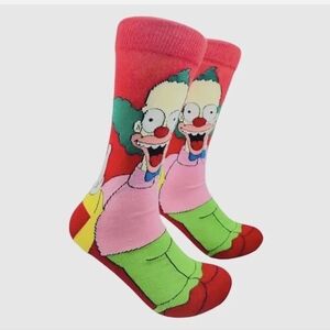 "Krusty the Clown" Socks, NIP